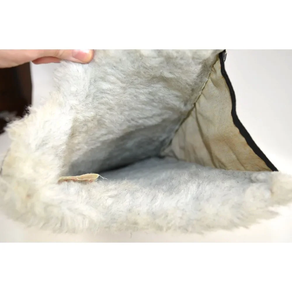 Danelle Snow Boots Womens 9 M Yukon Water Repellant‎ Blue Fur Lined Heeled